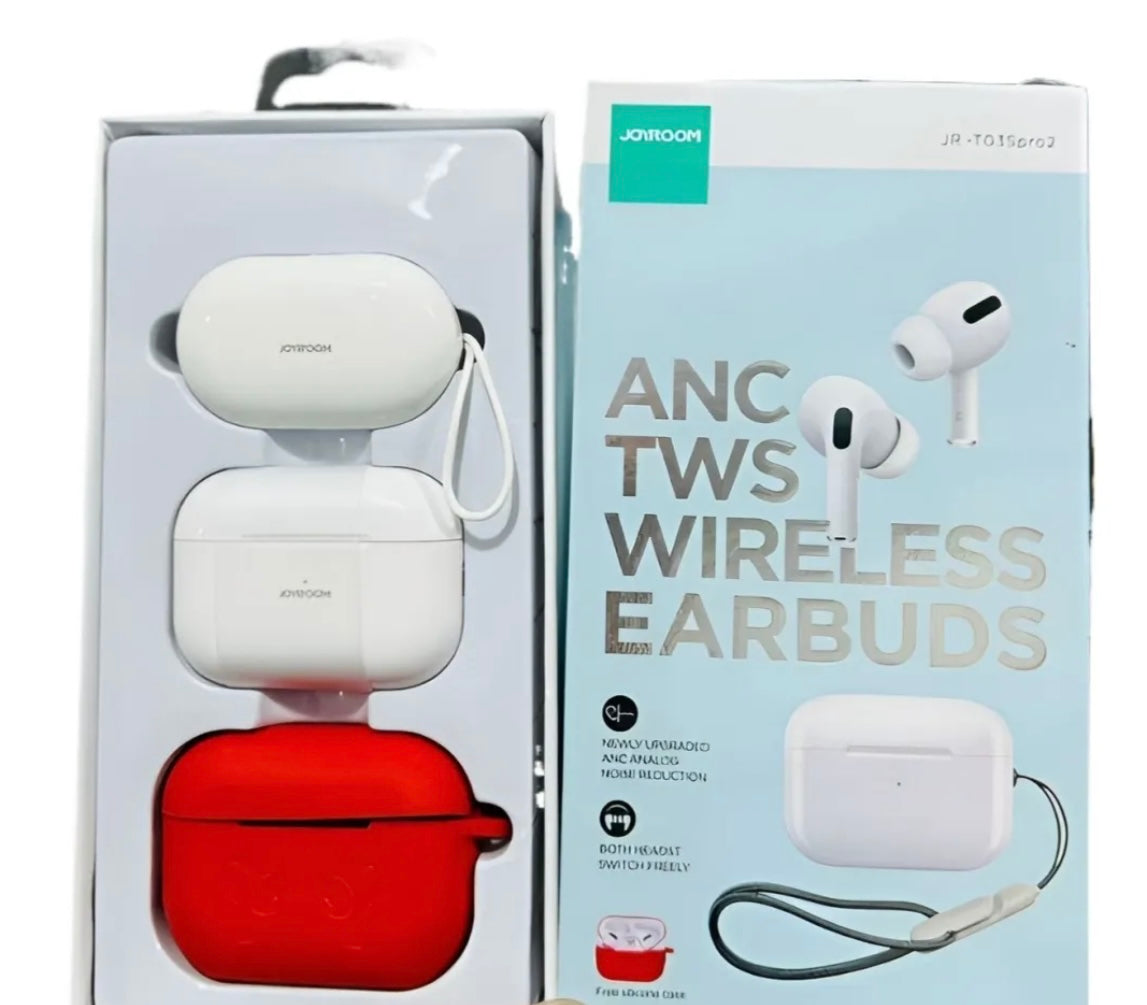 Joyroom (JR-T03s Pro 2) Ear-Buds pro 2 – High-Performance Sound, Sleek Design – Titanium Quality With Silicone Case